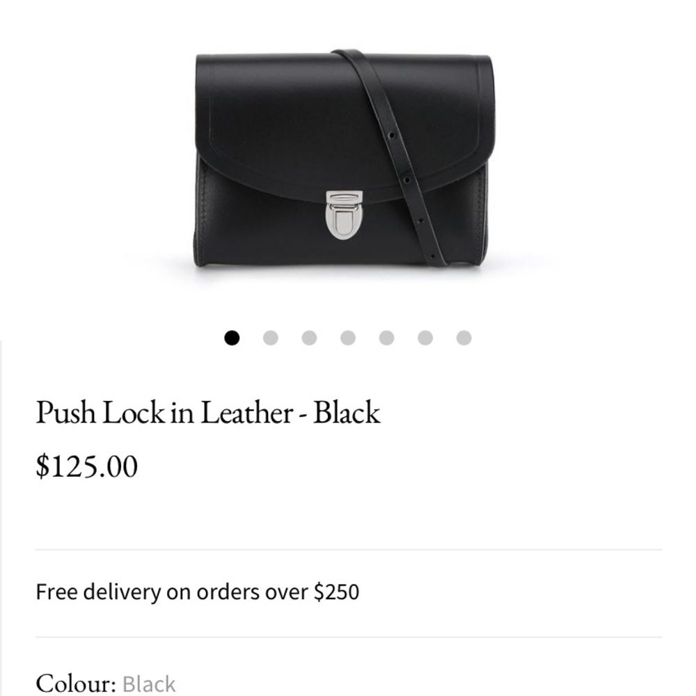 Black crossbody from Cambridge Satchel Company